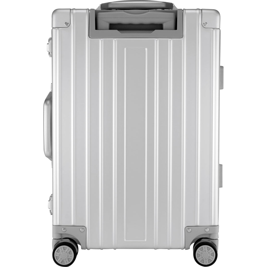 SKYLARK-100 Aluminum Luggage Set 20 & 26-inch, Silver Hard Shell Suitcase Combo with TSA Locks, Spinner Wheels, Lightweight & Scratch-Resistant