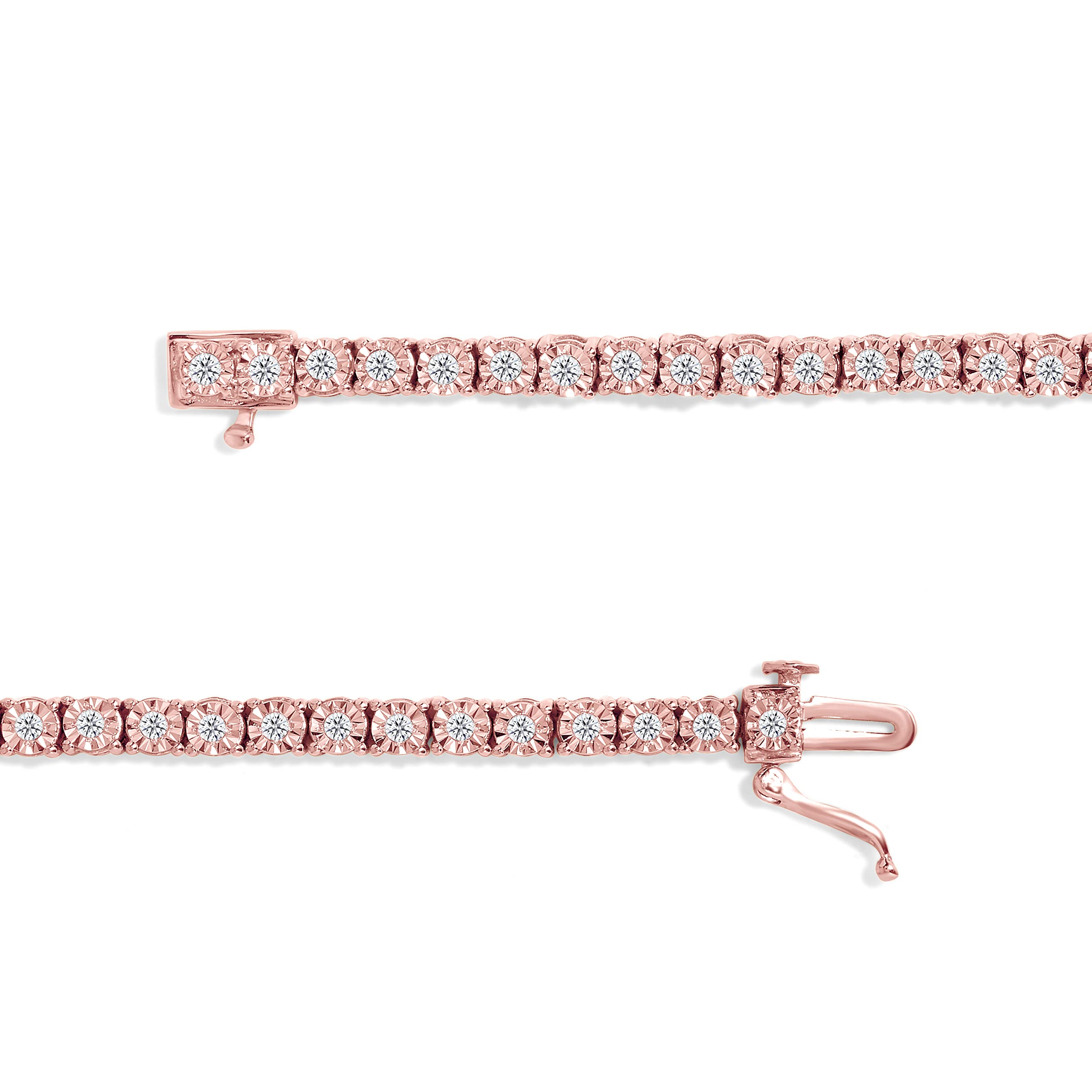 Original Classics 1.0 cttw Miracle-Set Diamond Tennis Bracelet