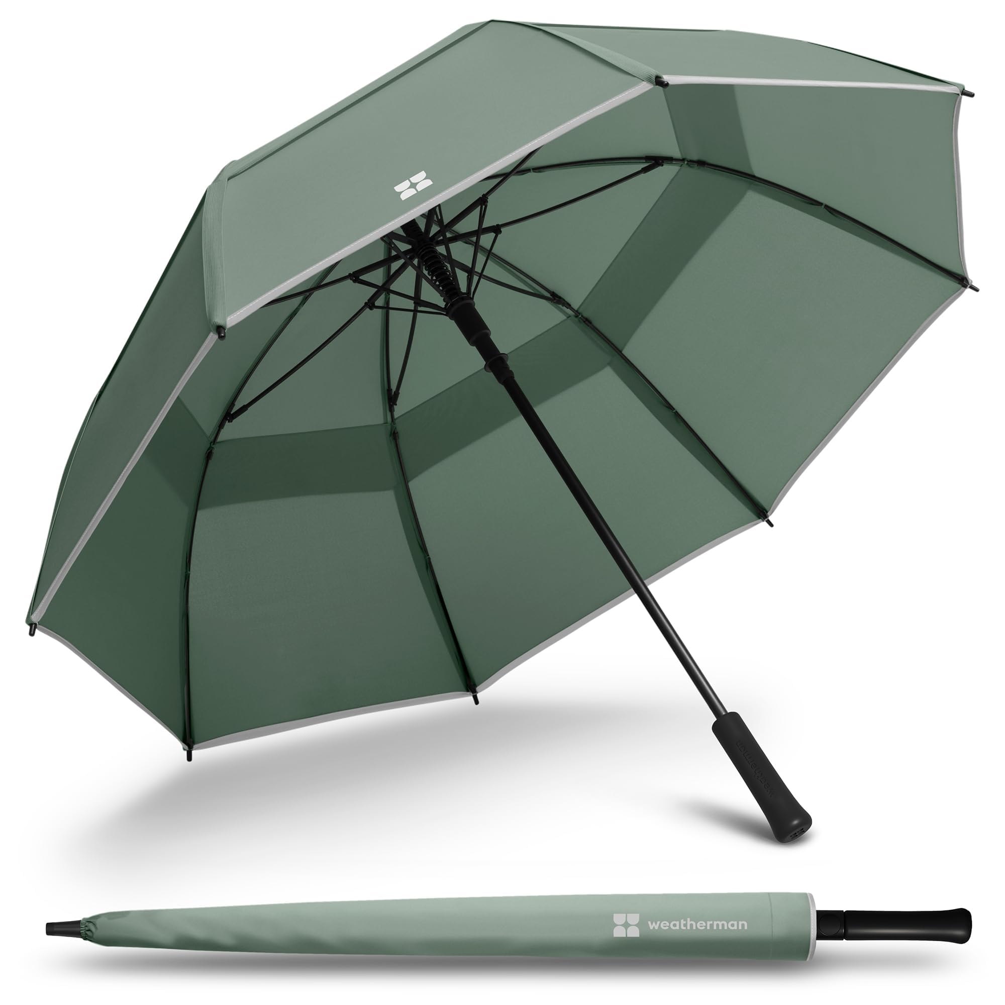 Weatherman Premium Windproof Long Stick Umbrella