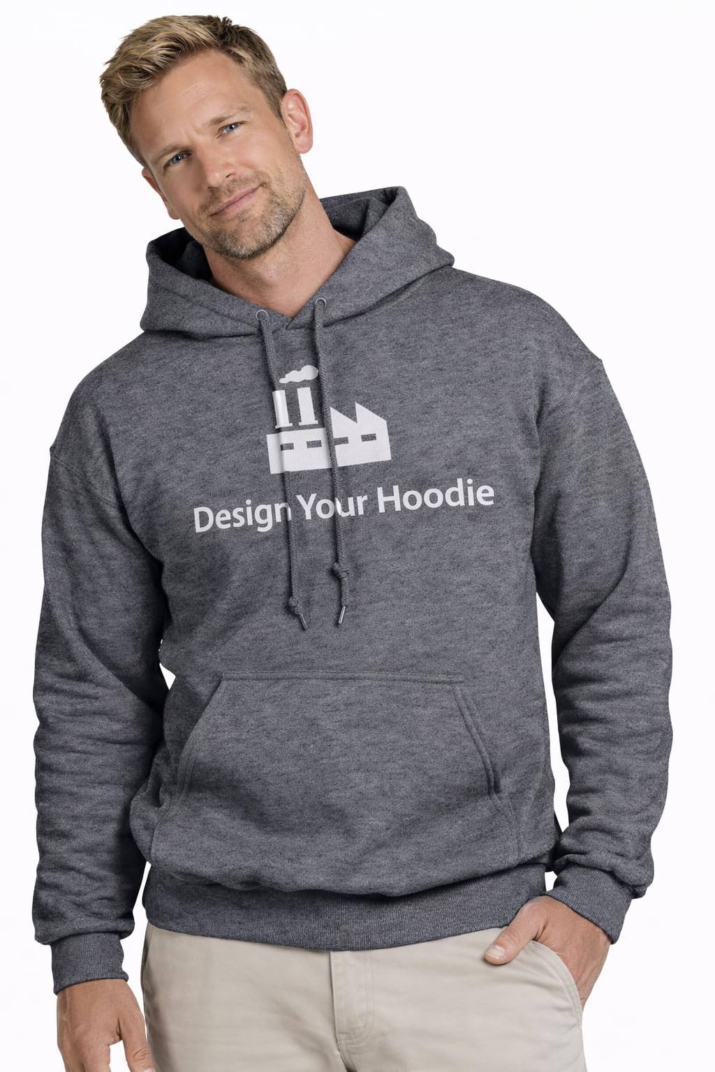 Custom Cotton Pullover Hoodie