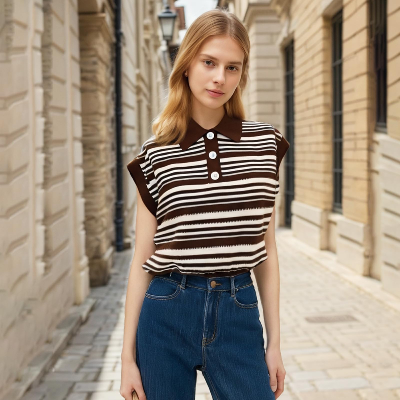 Women's Loose Crewneck Knit Top