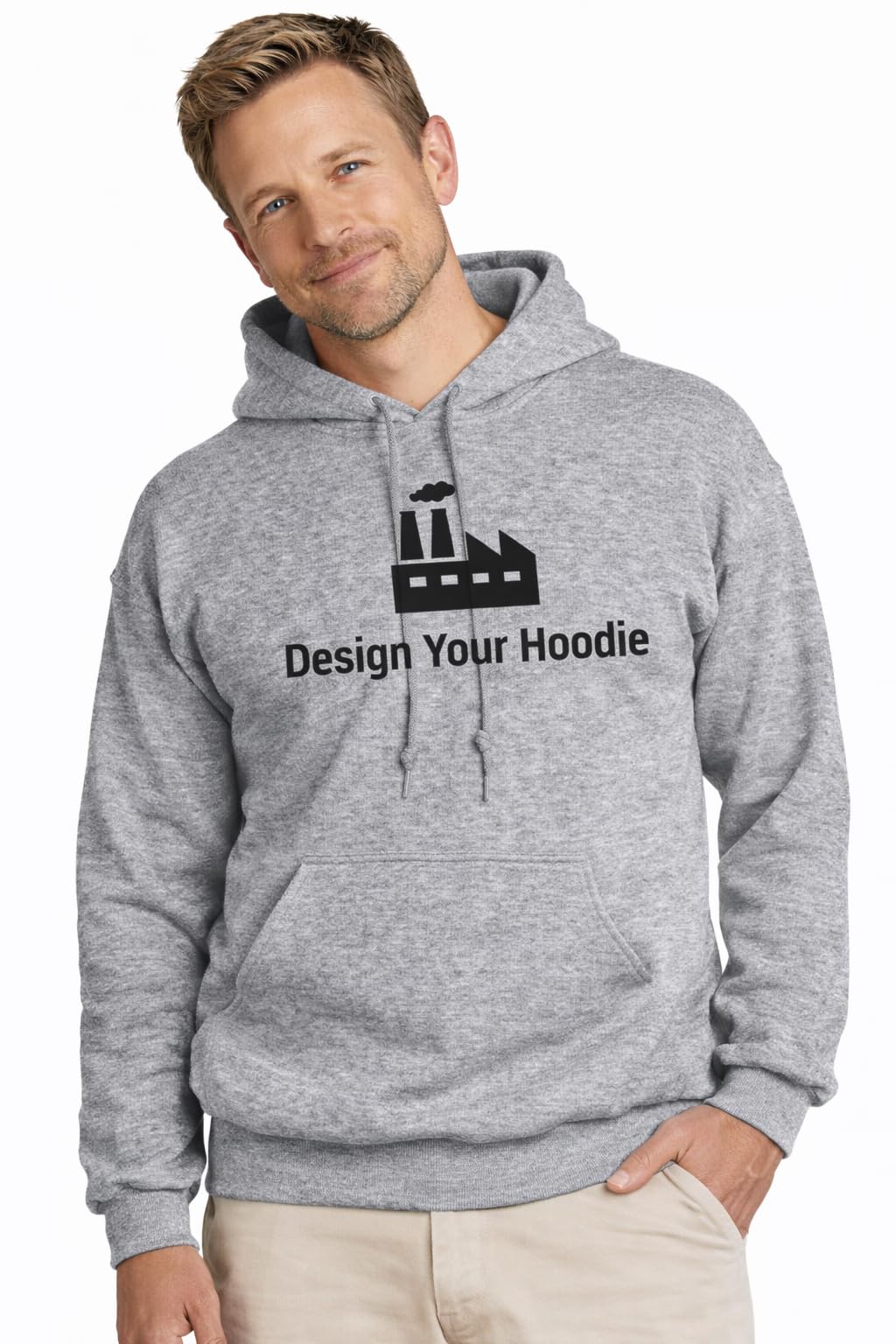 Custom Cotton Pullover Hoodie