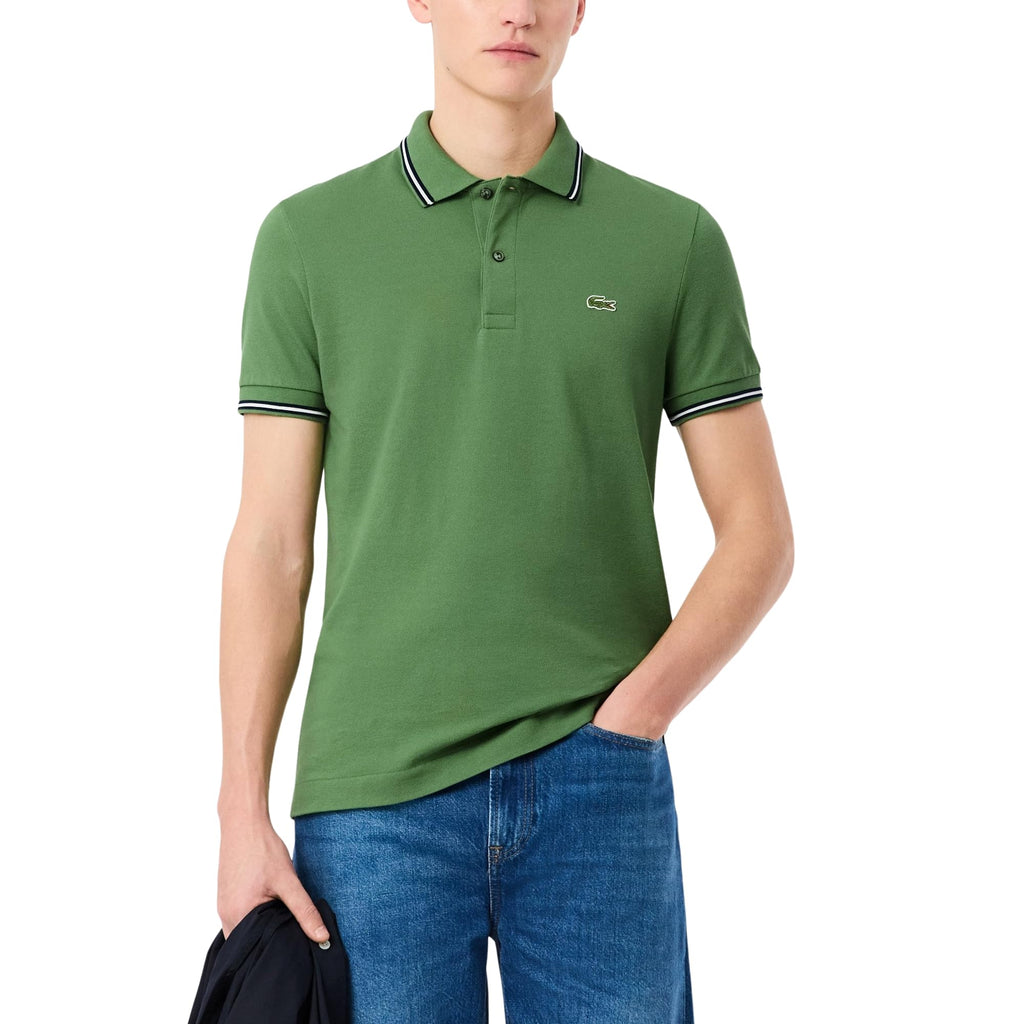 Lacoste Men's Regular Fit Trim Accent L.12.12 Polo Shirt
