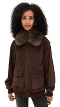 Women's The Suede Oversized Jacket
