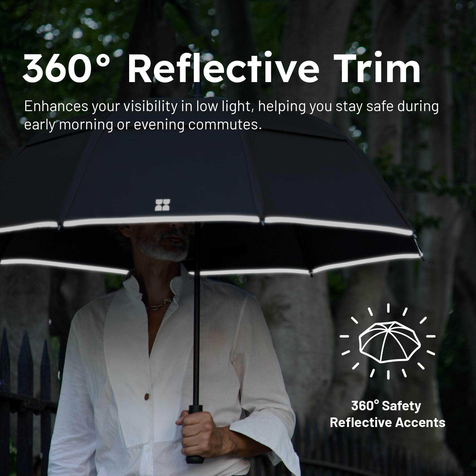 Weatherman Premium Windproof Long Stick Umbrella