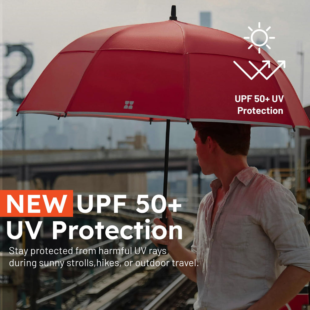 Weatherman Premium Windproof Long Stick Umbrella