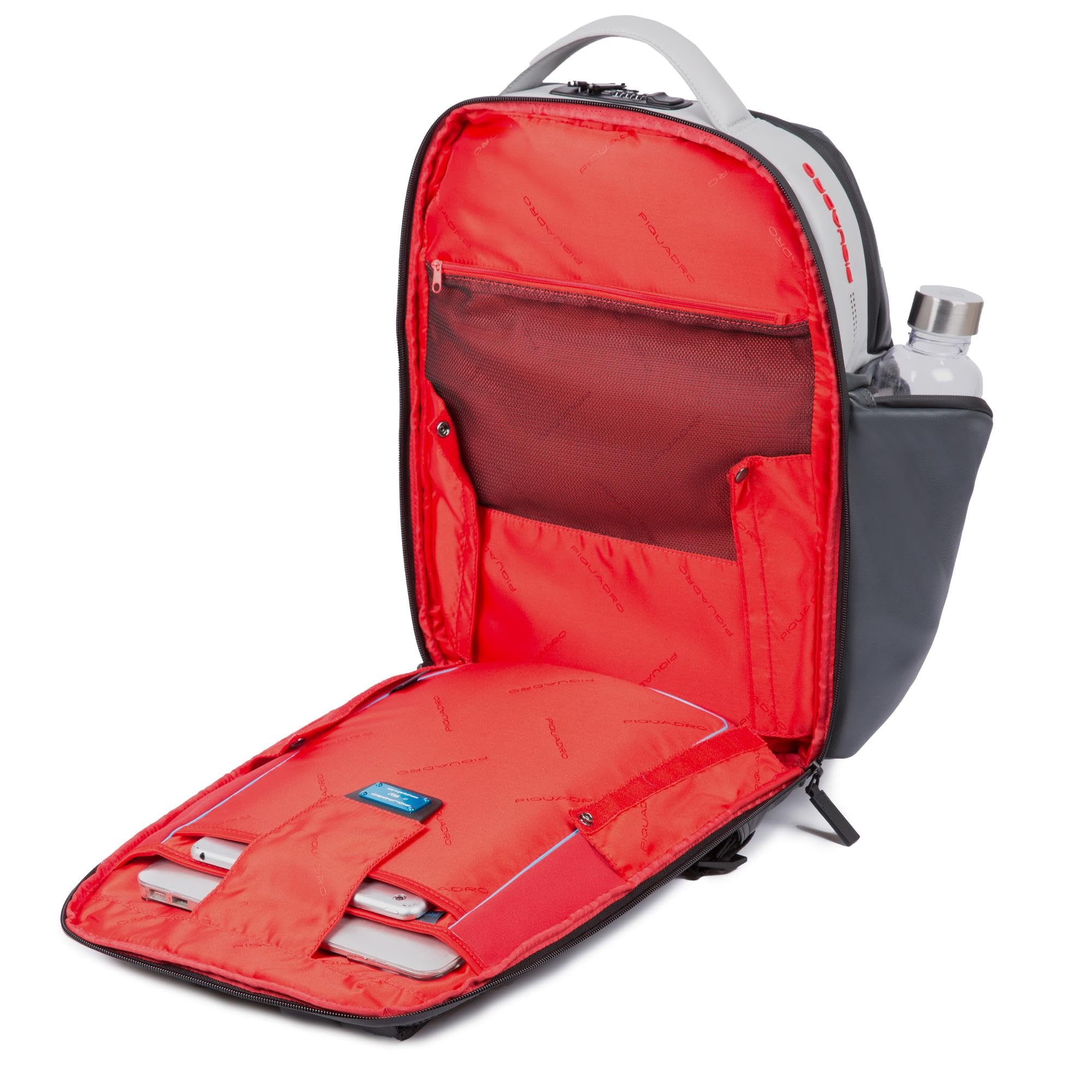 Backpack Laptop 15.6" with LED - Leather - Men