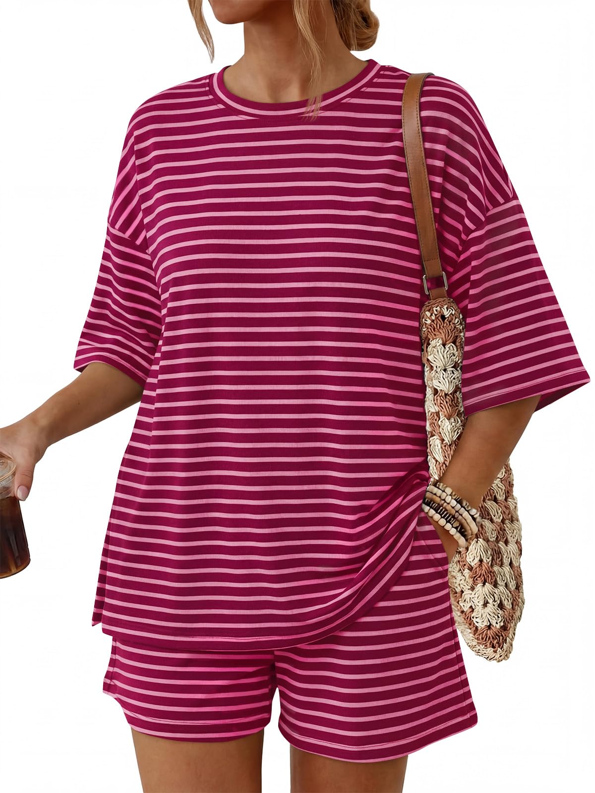Women's 2-Piece Summer Loungewear Set with Pockets
