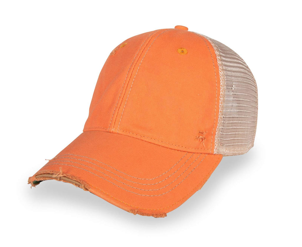 YPO Rhino ODM Vintage Distressed Mesh Back Trucker Hat