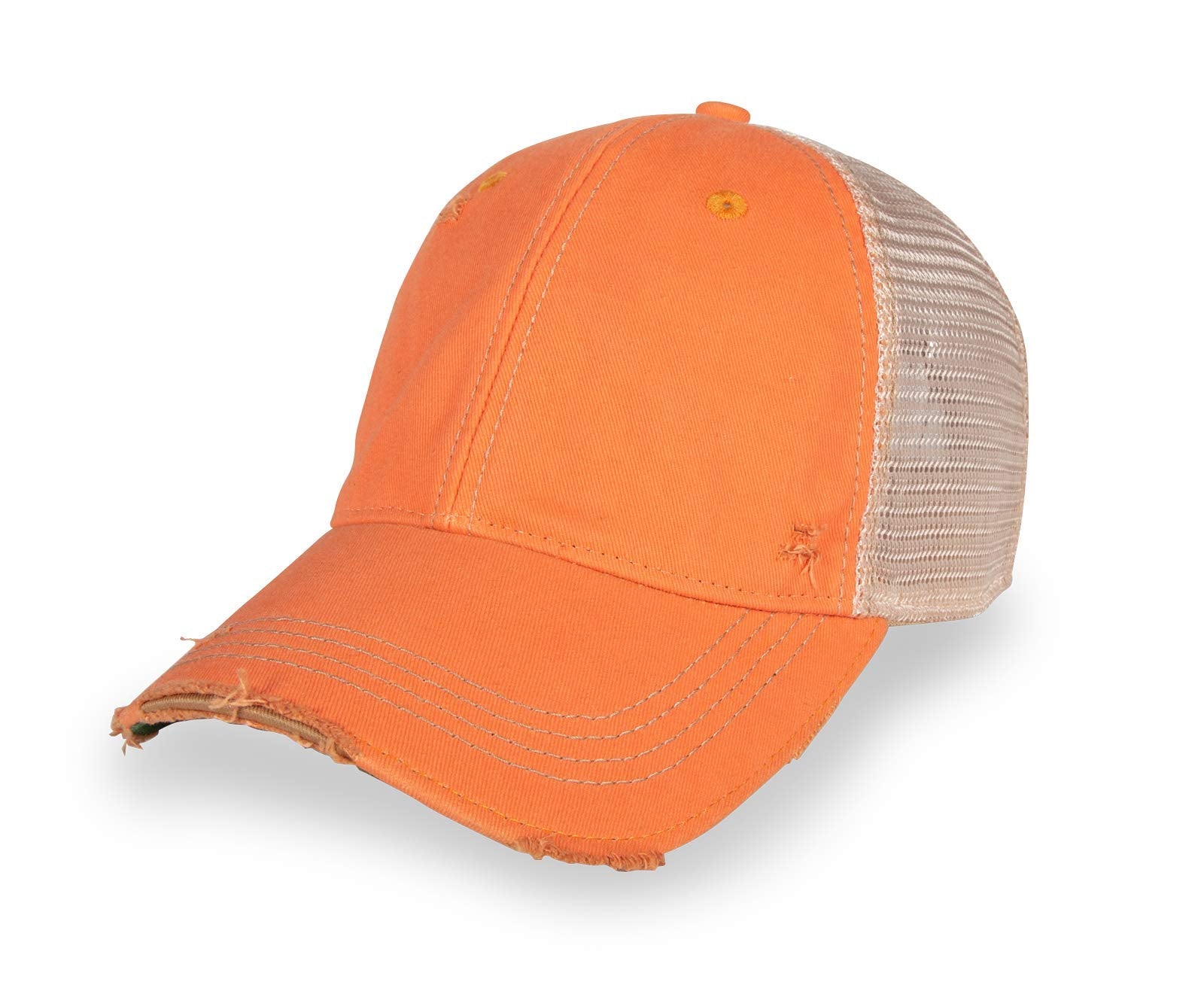 YPO Rhino ODM Vintage Distressed Mesh Back Trucker Hat