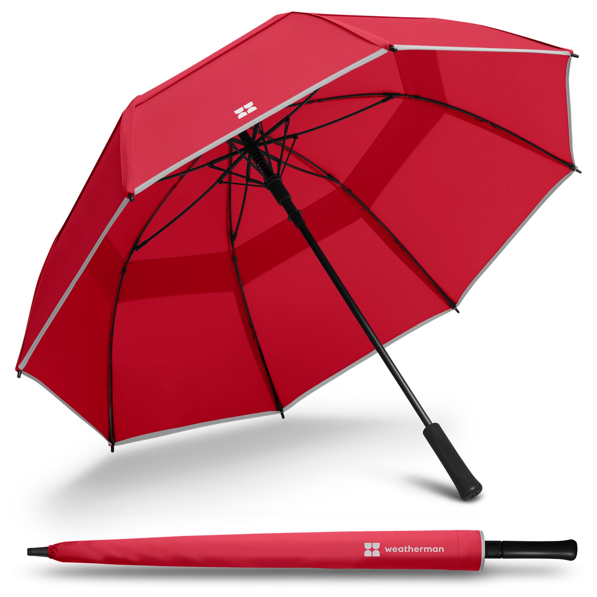 Weatherman Premium Windproof Long Stick Umbrella