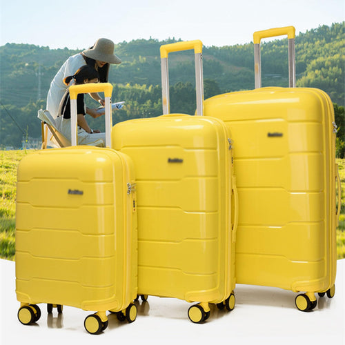 3-Piece Lightweight Rolling Luggage Set