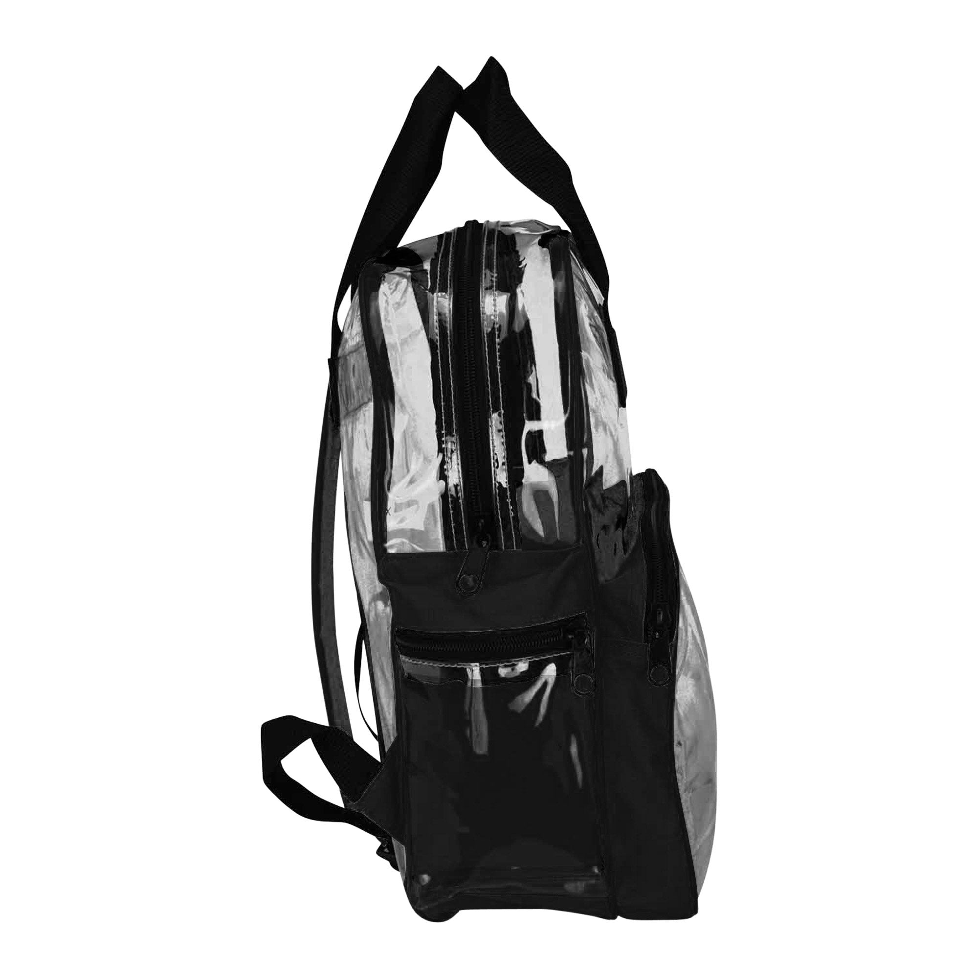 DALIX Small Clear Backpacks (100-Pack)