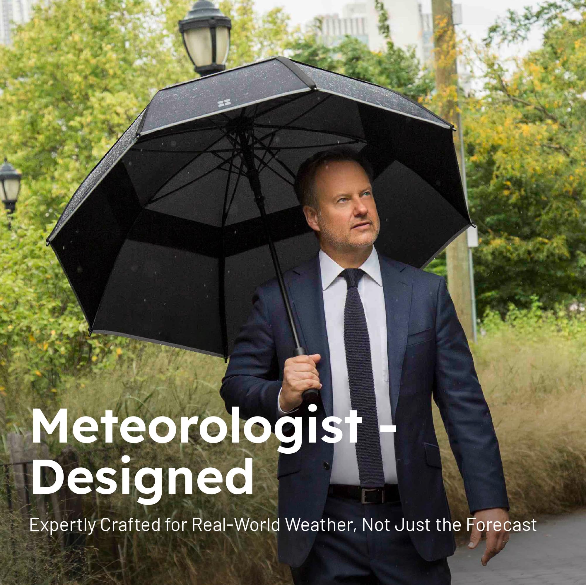 Weatherman Premium Windproof Long Stick Umbrella