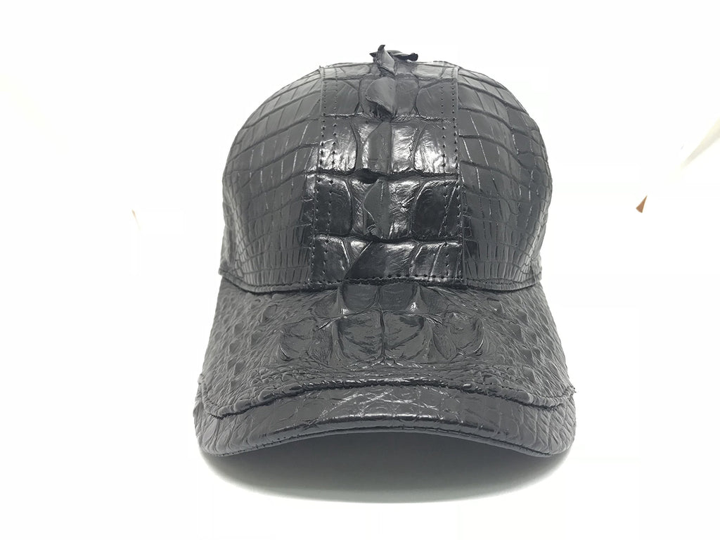 Men's Handmade Genuine Crocodile Leather Cap