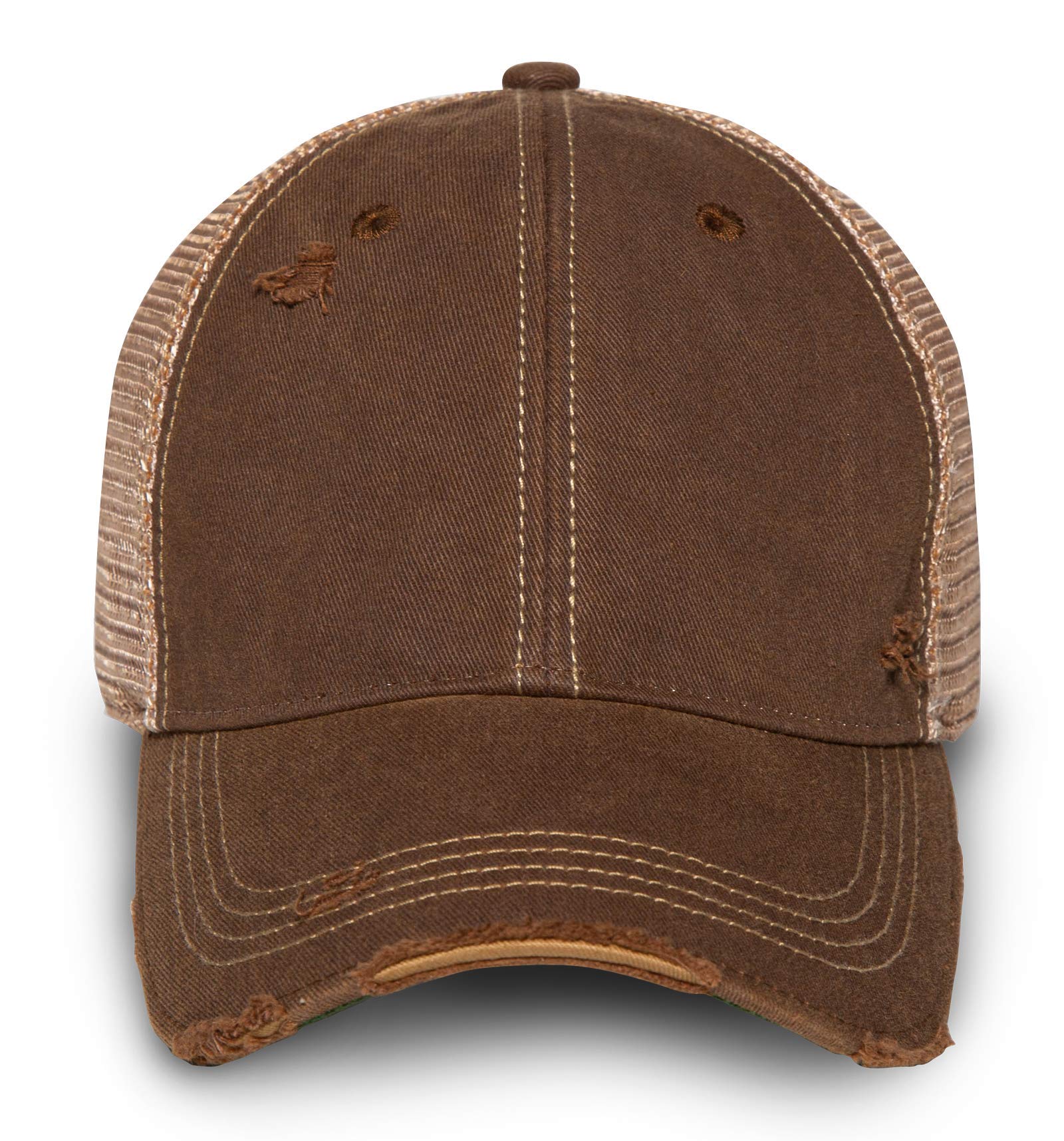 YPO Rhino ODM Vintage Distressed Mesh Back Trucker Hat
