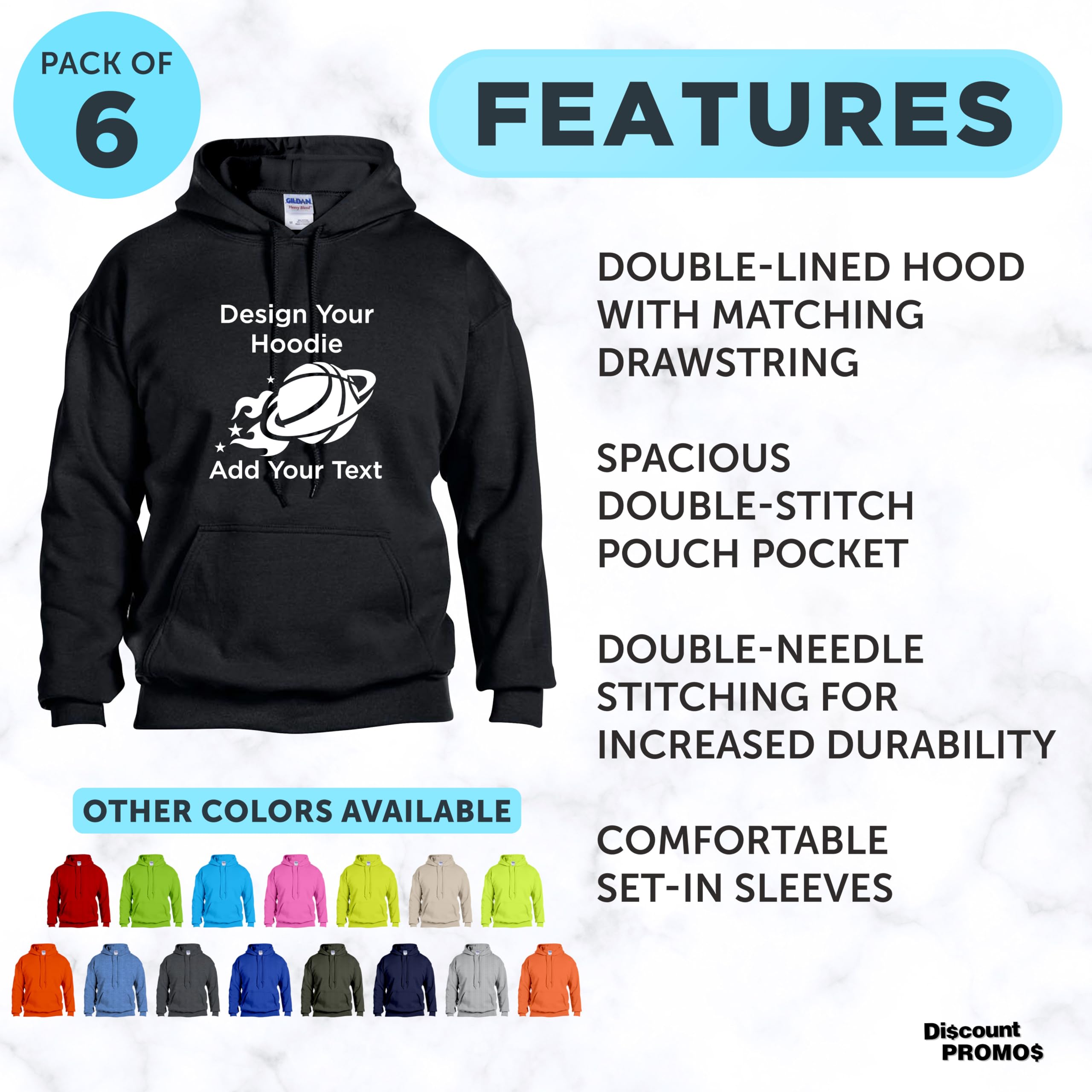 Custom Cotton Pullover Hoodie