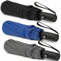 Liberty Imports Windproof Compact Travel Umbrellas (Pack of 3)