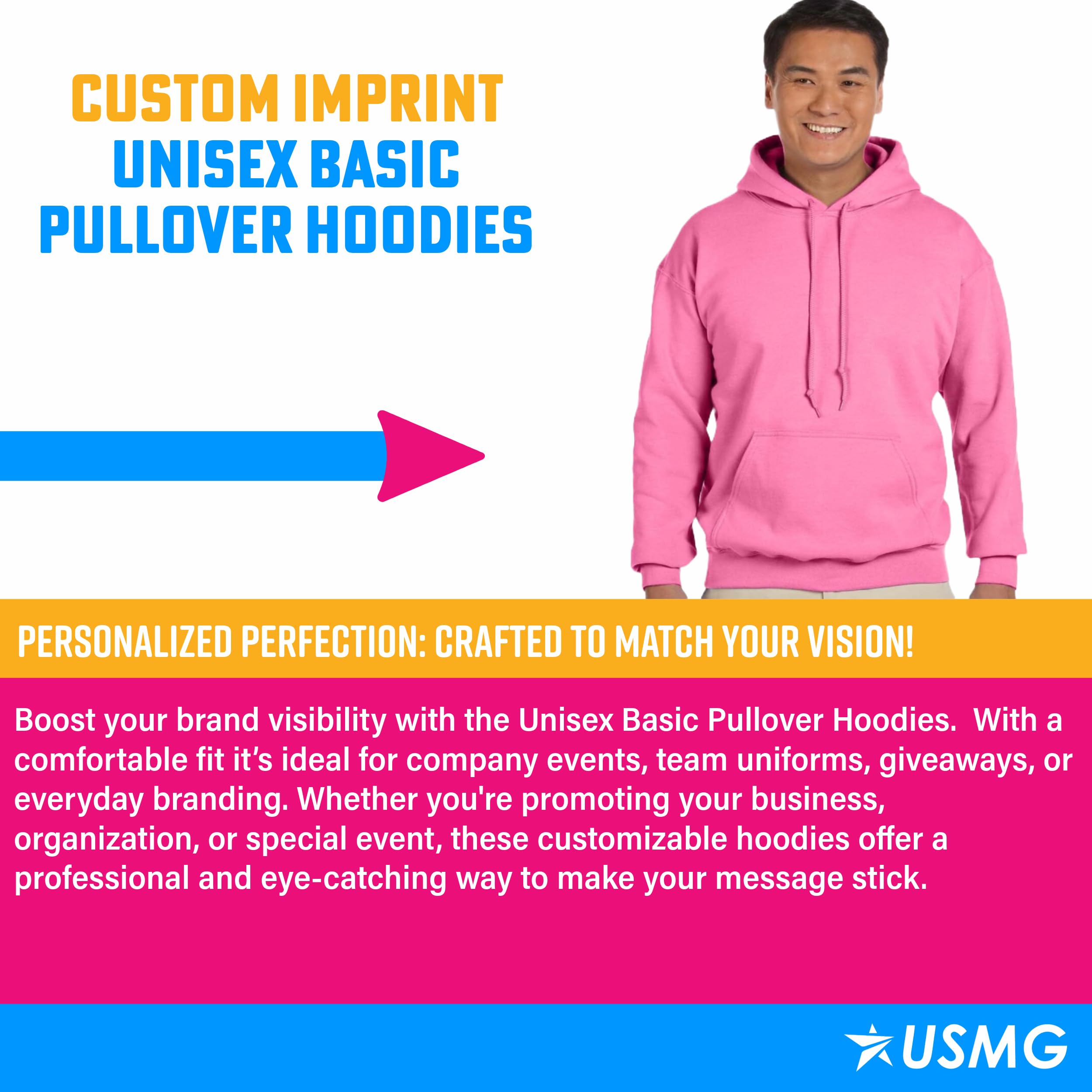 Unisex 8 oz Pullover Hoodie