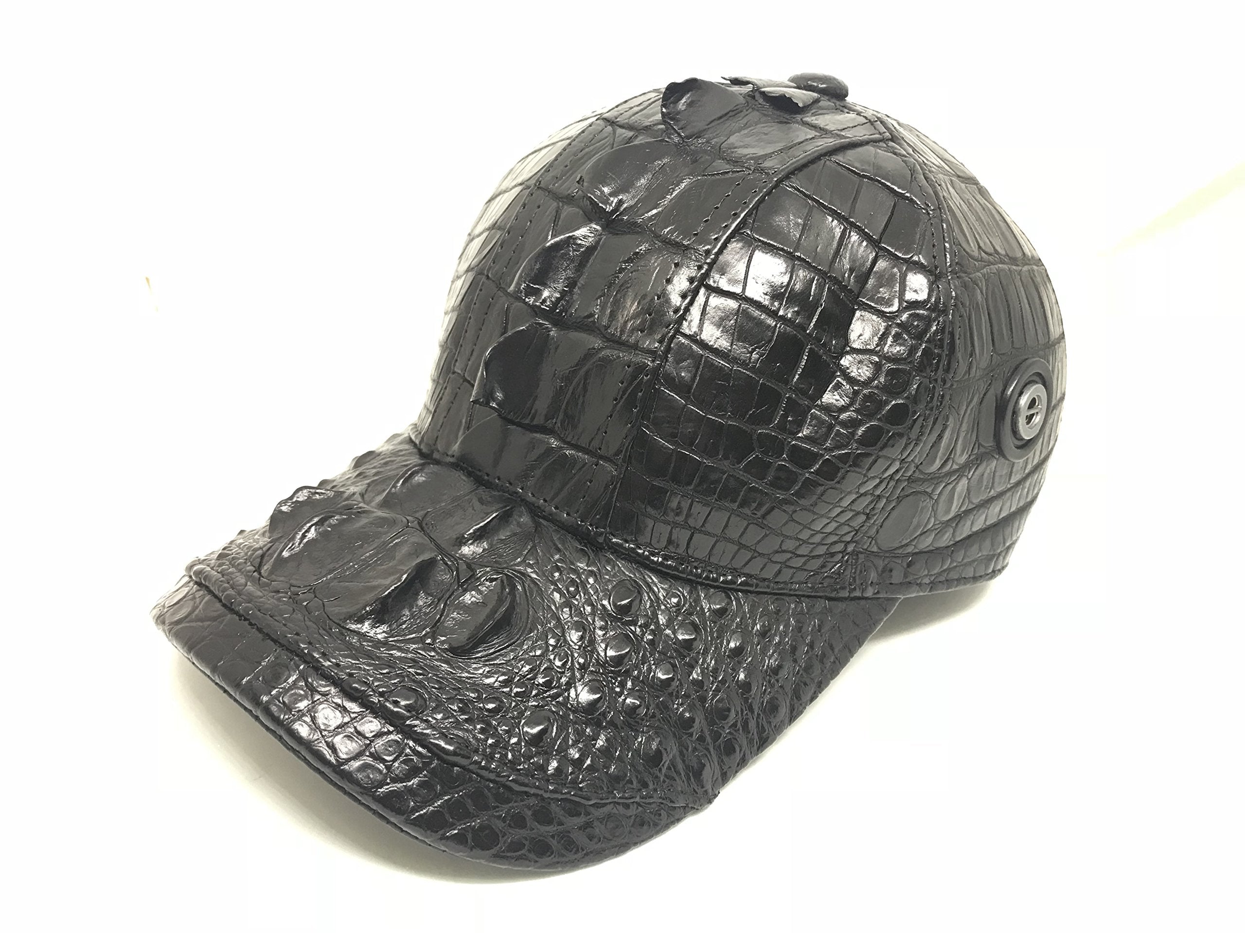 Men's Handmade Genuine Crocodile Leather Cap