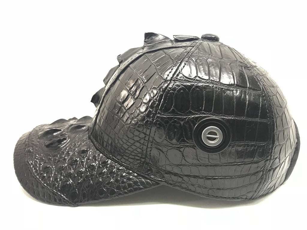 Men's Handmade Genuine Crocodile Leather Cap