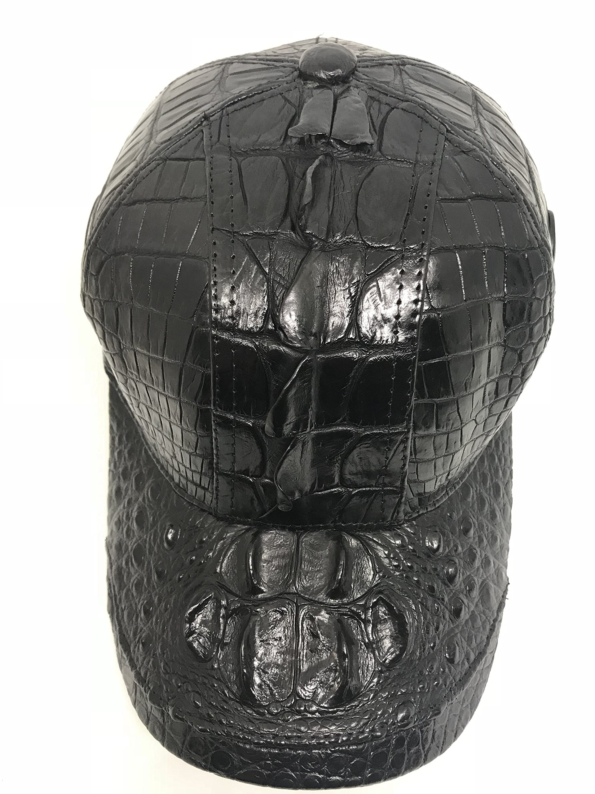 Men's Handmade Genuine Crocodile Leather Cap